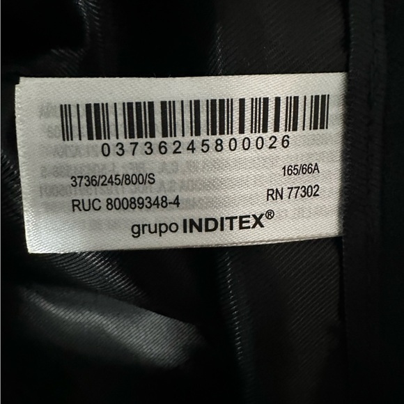 Zara Black Tailored Pants size Small - Picture 8 of 10